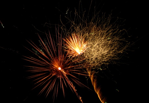 Feuerwerk im Olympiapark